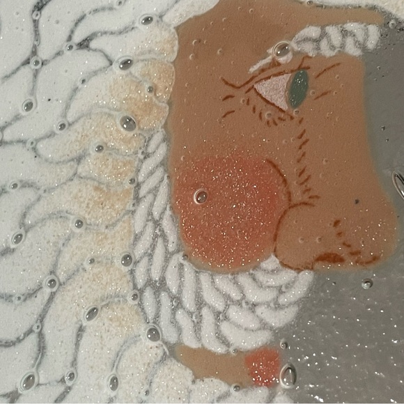 16" St. Nick Crescent Moon Santa Platter by Peggy Karr - Picture 3 of 8